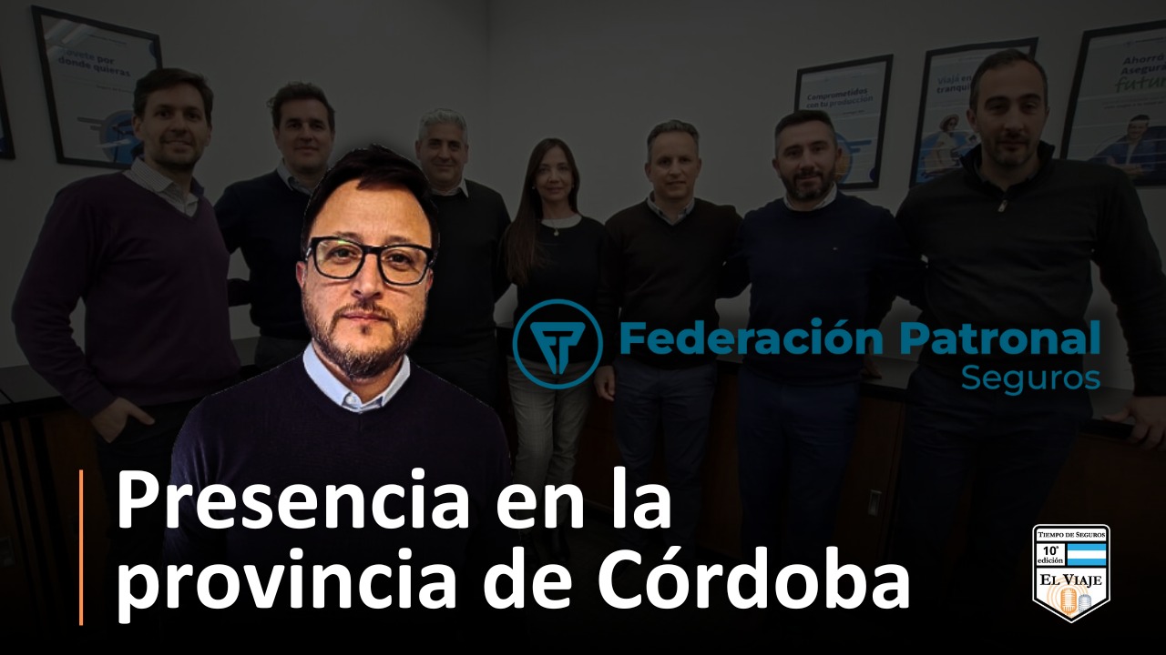 El paso por la provincia de Córdoba de la 10° edición de "El Viaje de Tiempo de Seguros" nos permitió visitar una vez más la emblemática agencia de Federación Patronal y allí conversamos con Gabriel Rubiano, encargado de la Agencia, y más.